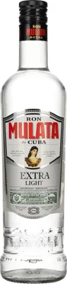 Image de Ron Mulata de Cuba Extra Light 40% Vol. 0,7l