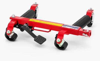 Immagine prodotto di Dispositivo idraulico per spostamento veicoli incidentati , kit carrelli sposta auto moto danneggiate, set sollevatori-posizionatori parcheggio veicolo, garage, officina, con portata fino a 680 kg, Gebo Tools