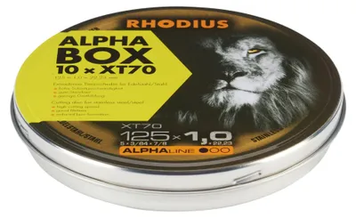 Immagine prodotto di Disco da taglio XT70 in stagno125 x 1,0 mm ger. Rodio
