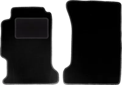 Zdjęcie produktu dla Wielganizator dywaniki welurowe LUX przednie do Honda Accord V kombi, sedan (1993-1997) - czarne dywaniki samochodowe BASIC komplet (2 szt.)
