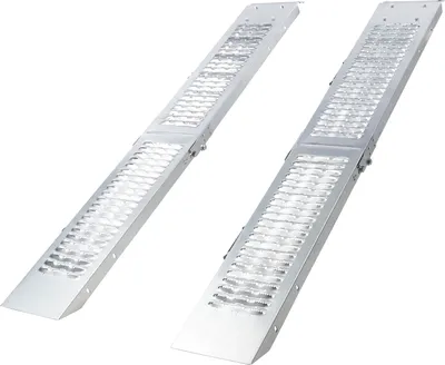 Produktbild von Auffahrrampe, faltbare Laderampe 2er Set
