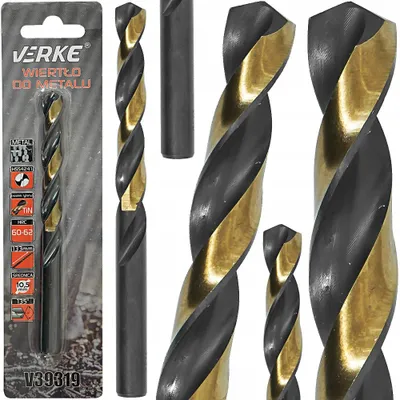 Produktbild von Verke HSS Metallbohrer mit Titanbeschichtung 10,5 mm