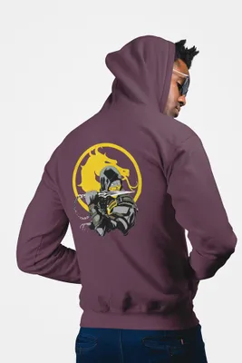 Produktbild von D&B Unisex Hoodie ZIPMO00036 Mortal Kombat Braun-Größe 2XL