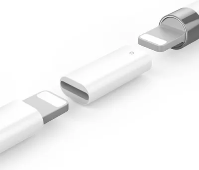 Produktbild von Apple Pen Lightning auf Lightning Ladekabel Adapter für Apple Pencil Stylus 1/2 Ladegerät Adapter