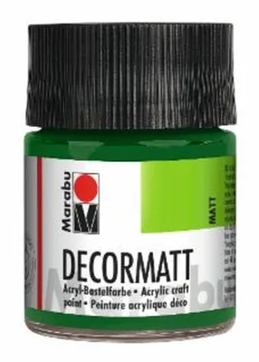 Produktbild von Marabu Acrylfarbe "Decormatt", olivgrün, 50 ml, im Glas