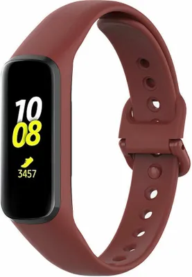 Produktbild von Strap-it Samsung Galaxy Fit 2 Silikonarmband (Burgund)