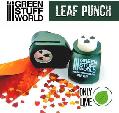 Image de Miniature Leaf Punch DARK GREEN / Lime 1:30 1:22 1:16