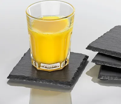 Produktbild von Glasuntersetzer »Schiefer«, 4 Stk.