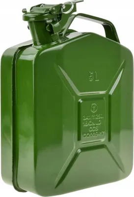 Produktbild von Kraftstoffkanister Benzinkanister Stahlblech, grün 10 Liter