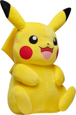 Productafbeelding van Pokémon Pikachu pluche knuffel, 60 cm - zacht knuffeldiertje