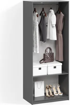 Produktbild von Kleiderschrank Livinity Trento Anthrazit , Model 58972