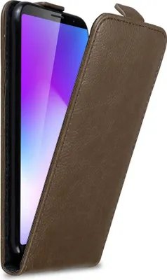 Produktbild von Cadorabo Hülle für Cubot POWER Schutz Hülle in Braun Flip Etui Handyhülle Case Cover
