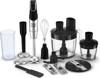 Produktbild von Tefal HB95LD, Handmixer, 0,8 l, 1200 W, Edelstahl, Schwarz