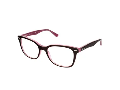 Produktbild von Ray-Ban RB5285, Erwachsener, Uni, Quadratisch, Braun, Pink, Nicht-polarisierte Linse, Azetat
