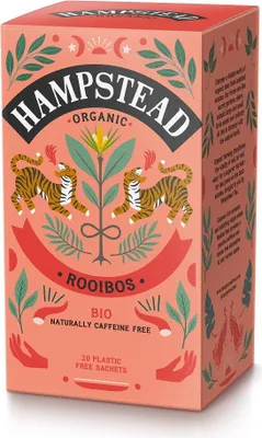 Obrázok produktu pre Hampstead Tea Rooibos – čaj, 20 vreciek, 40 g (balenie po 12)