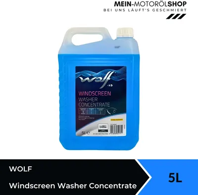 Produktbild von Wolf Windscreen Washer Concentrate Scheibenreiniger Konzentrat 5 Liter
