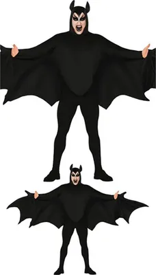 Produktbild von Fledermaus, Größe: 52 - 54 (L) Farbe: Schwarz