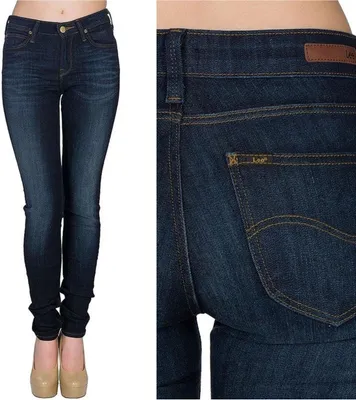 Produktbild von LEE, Damen Jeanshose, Skinny fit, SCARLETT, W25 L33, Blau, Jeans, baggyjeans, buggy