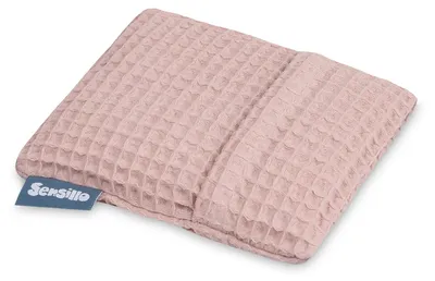 Image de SENSILLO - Coussin aux noyaux de cerise, coussin chauffant, 15x22cm Rose rétro