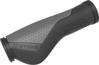 Image de Poignées T-one Ripple Ergo noir/gris, 130mm