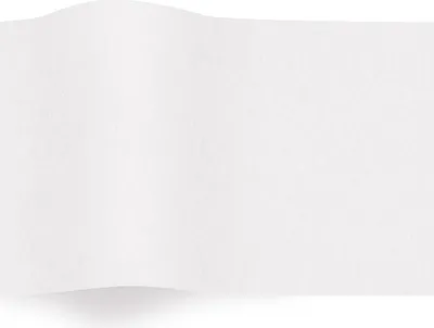 Image de Papier de soie BLANC, Format 50x75cm, 480 feuilles
