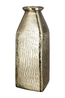 Obrázok produktu pre Váza GILDE "Lola", zlatá farba, s hrubým povrchom, v.30 cm, otvor: D.6cm, 69150