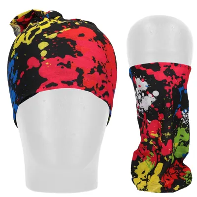 Produktbild von Multifunktionstuch Schlauchschal Mund Nase Bedeckung Bandana Maske Gesichtsmaske Paintbrush
