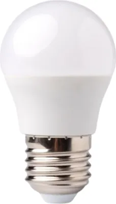 Zdjęcie produktu dla Żarówka LED E27 ECO LIGHT 3000k 450lm 5W BARWA BIAŁA CIEPŁA KULKA