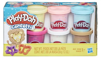 Produktbild von Play-Doh Konfettiknete, 3 Jahr(e), 6 unique confetti-themed
