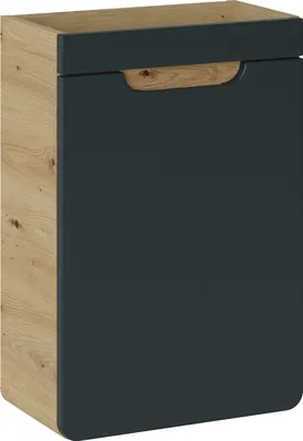 Immagine prodotto di Mobile Sottolavabo 40 Cm 1 Anta Rovere Craft Grigio Cosmo Bagno