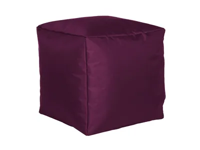 Produktbild von Sitzwürfel Nylon aubergine 40/40/40 cm aubergine