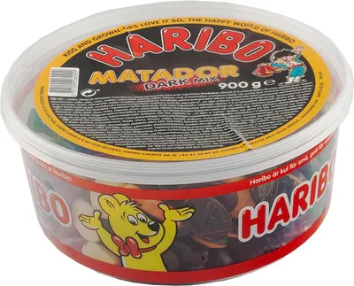Produktbild von Haribo Matador Dark Mix 900g