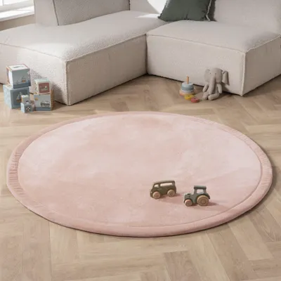 Produktbild von Volero - Spielmatte Rund - Jip Rosa - Ø 180 cm - Kinderzimmer, Babyzimmer
