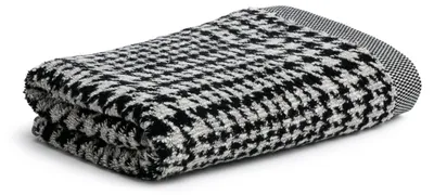 Zdjęcie produktu dla MÖVE Brooklyn, Czarny, Naturalny, Wzór, Bawełna, Bielizna, Wiskoza, 50 x 100 cm, Pranie ręczne / mycie maszynowe, Niemcy