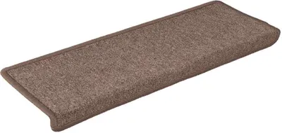 Immagine prodotto di Tappetini per scale 30 pz 65x21x4 cm Marrone Bordo rettangolare