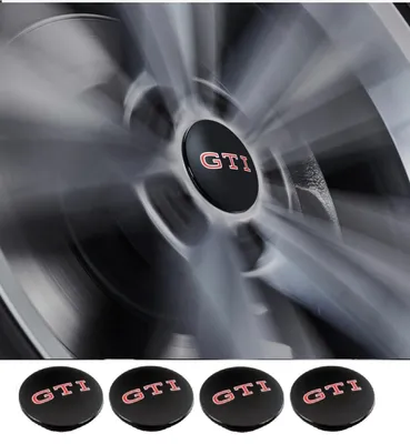 Produktbild von Für Golf 7 8 4x Original VW GTI 66mm dynamische Nabendeckel Nabenkappe Alufelgen