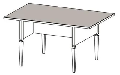 Image de Table de salle à manger Tables Table de bureau Design Bois Table de réunion Nouveau
