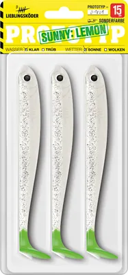 Produktbild von Lieblingsköder 15cm - 3 Gummifische, Farbe Lieblingsköder:Sunny Lemon