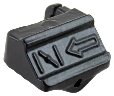 Produktbild von Starterzugwiderlager, Widerlager für Starterbetätigung mit Pfeil Prägung für Simson Enduro, SR, S50, S53, KR51/2