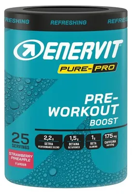 Zdjęcie produktu dla Enervit PRE-Workout Boost, Truskawka i Ananas, 313 g