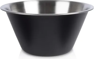 Immagine prodotto di Ciotola in acciaio inossidabile con superficie nera opaca per la cucina