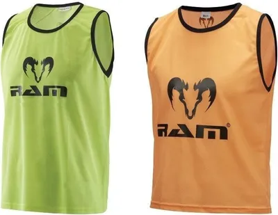 Obrázek produktu pro Tréninkové vesty - fluorescenční - s taškou - oranžová - M - 10 kusů
