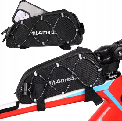 Produktbild von FIT4MED | Fahrradtasche - Schwarz - 22 X 10 X 5,5 Cm - Wasserdicht - Reflektierend - 1 L