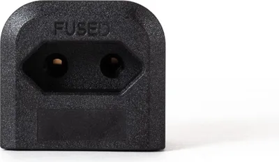Produktbild von Steckdosenadapter Typ E (EU) auf Stecker Typ G (UK) Schwarz