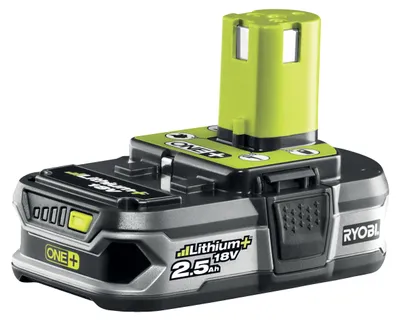Obrázek produktu pro Ryobi RB18L25, akumulátor/akumulátor, lithium-iontový (Li-Ion), 2,5 Ah, 18 V, černý, zelený, 1 ks