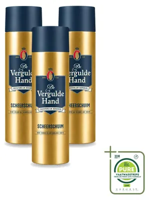 Produktbild von 3 x De Vergulde Hand Scheerschuim - 250 ml - Großpackung - 3 Stücke