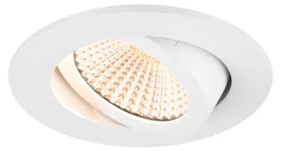 Immagine prodotto di SLV 1007387 NEW TRIA 68, plafoniera da incasso LED, 2700K, 60° bianco tondo