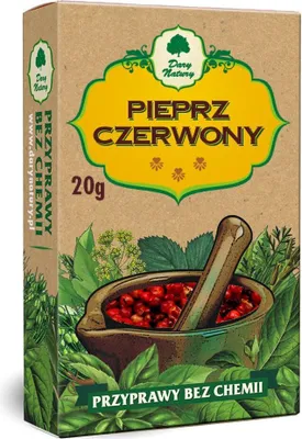 Produktbild von Roter Pfeffer 20g DARY NATURY