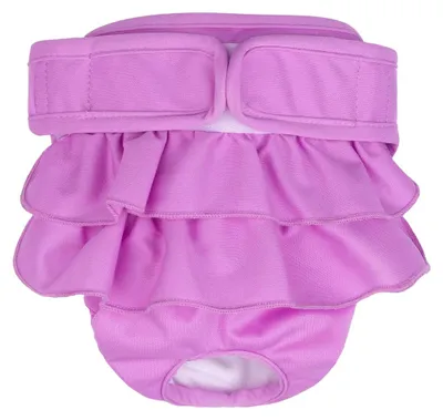 Produktbild von Waschbare Damen-Hundewindel (S, Violett) – Wiederverwendbare Hygienehose für läufige Hündinnen, bequemer Sitz für verschiedene Rassen