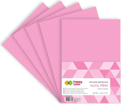 Zdjęcie produktu dla Arkusze Piankowe A4/ 5 Ark.róż Pastel  8815